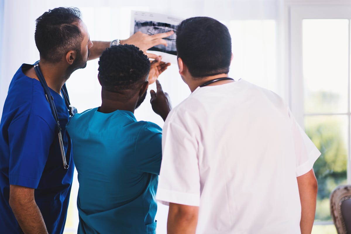 Healthcare professional inside an operating room