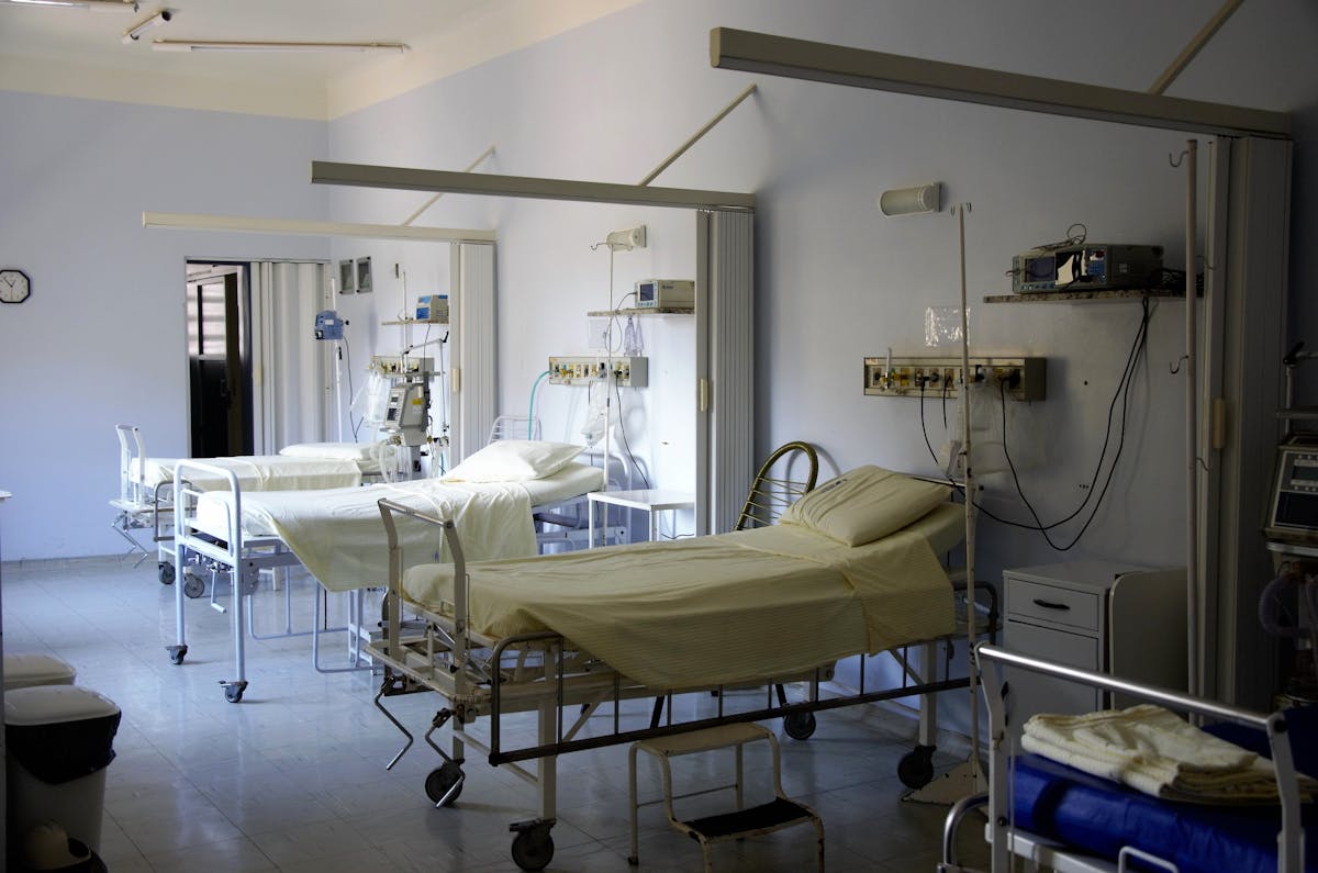 Healthcare professional inside an operating theatre